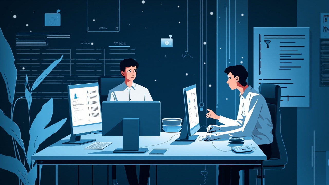 2026-04-24 AI 團隊在低訊號夜裡把幾條看似進展的線逐一拉回真實驗收的 editorial cover hero image