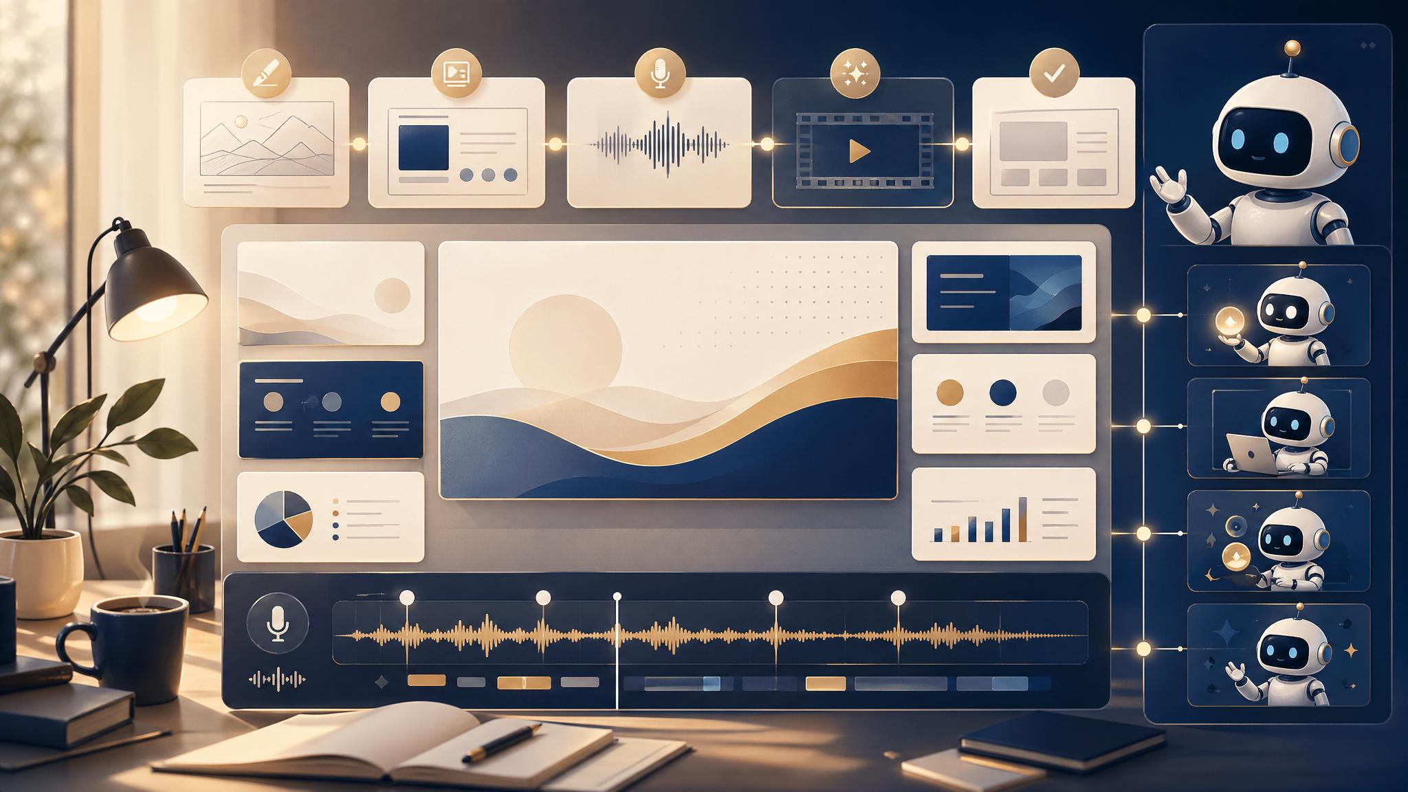 2026-04-27 AI 團隊把影片模板校正成 PPT-to-video 生產系統的 editorial cover